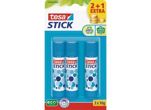 4042448913623 - tesa Klebestift Stick 3 Farblos 57076-00100-05 3 Stück à 10 g