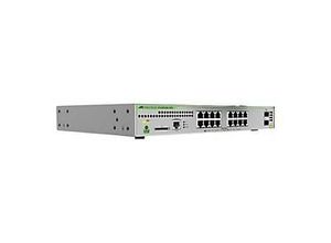 0767035211473 - CentreCOM AT-GS970M 18PS - Switch - L3 - managed - 16 x 10 100 1000 (PoE+) + 2 x SFP (mini-GBIC) (Uplink) - Desktop an Rack montierbar