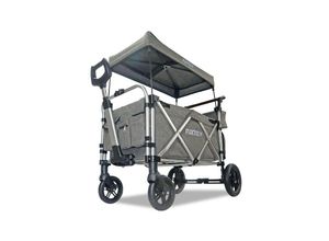4260727541460 - - Bollerwagen faltbar FX-CTL950 Premium Grau mit Dach - Transportwagen klappbar Hecktasche Komfort-Schiebegriff & Innenraumverlängerung 4260727541460 - - Bollerwagen faltbar FX-CTL950 Premium Grau mit Dach - Transportwagen klappbar Hecktasche Komfort-Schiebegriff & Innenraumverlängerung