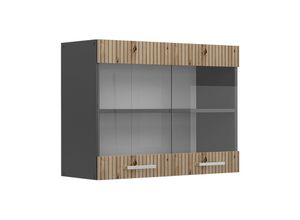 4066731409327 - Küchenschrank Glas R-Line Artisan-Eiche 80 cm Vicco 4066731409327 - Küchenschrank Glas R-Line Artisan-Eiche 80 cm Vicco