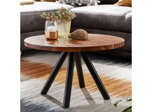 4251757708350 - Couchtisch 60x60x35 cm Sheesham Massivholz Metall Sofatisch Rund Design Wohnzimmertisch Kaffeetisch Massiv Kleiner Tisch Beistelltisch 4251757708350 - Couchtisch 60x60x35 cm Sheesham Massivholz Metall Sofatisch Rund Design Wohnzimmertisch Kaffeetisch Massiv Kleiner Tisch Beistelltisch