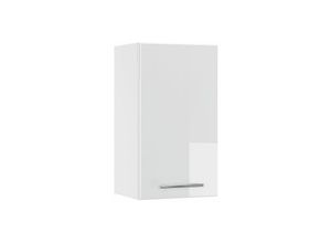 4251421944848 - Hängeschrank Fame-Line 40 cm Weiß Weiß Hochglanz modern Vicco