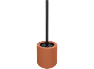 4008838320938 - WC-Garnitur Avellino Terracotta Keramik Bürstenhalter aus Keramik Terracotta Keramik terracotta schwarz Edelstahl rostfrei schwarz - terracotta