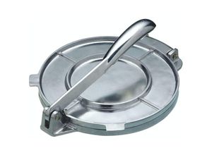 5028250472250 - Mm_unverified_brand - KitchenCraft World of Flavours Presse de Tortilla-Presse versilbert Presse de Metall für den Einsatz als Rundschreiben Presse