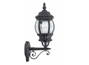 4004353031243 - BRILLIANT Lampe Istria Außenwandleuchte stehend schwarz 1x A60 E27 60W geeignet für Normallampen (nicht enthalten) IP-Schutzart 23 - regengeschützt