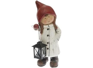 4250965962363 - Weihnachtsfigur MYFLAIR MÖBEL & ACCESSOIRES Weihnachtsdeko aussen Dekofiguren Gr B H T 17 cm x 41 cm x 14 cm rot (rot weiß) Weihnachtsfigur Weihnachtsengel Weihnachtsfiguren Winterkind