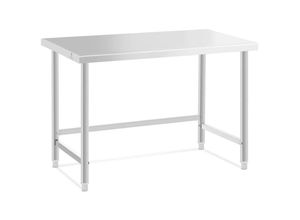 4062859093714 - Royal Catering - Gastro Edelstahl Arbeitstisch Edelstahltisch Zerlegetisch 120 x 60 cm 91 kg 4062859093714 - Royal Catering - Gastro Edelstahl Arbeitstisch Edelstahltisch Zerlegetisch 120 x 60 cm 91 kg