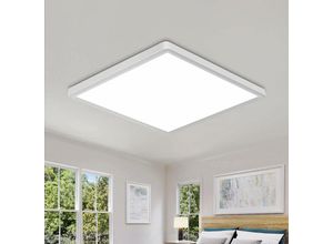 0699911365683 - Comely - Häusliche led -Deckenleuchte 24W Quadratdecke 6500000 modernes dünnes Deckenlicht 2700 lm für Schlafzimmer Badezimmer Küche Büro