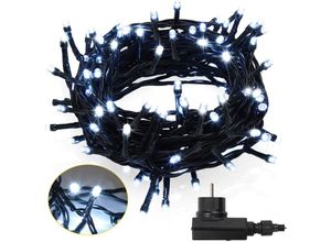 9441001382480 - 20M LED Lichterkette Beleuchtung 8 Lichtmodi Wasserdicht Innen Außen Weihnachten Hochzeit Party Garten Deko 200LEDs Kaltweiß