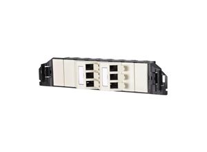 4250184106388 - Connect - Subway Unterflureinheit GB3 Modul 6 Port unbestückt perlweiß 1309360601-E