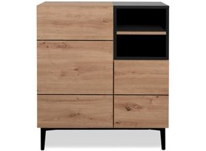 4251182710805 - - Kommode Sideboard Beistellkommode grifflos 80 x 90 x 40 cm nola 01A Artisan Ei