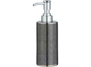 4008838290361 - Seifenspender Nuria Silber Anthrazit Keramik Flüssigseifen-Spender Spülmittel-Spender 300 ml Grau Keramik anthrazit - grau - Wenko