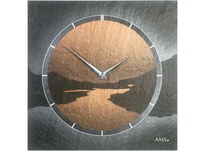 4037445153820 - Wanduhr AMS W9513 Wanduhren Gr B L 30 cm x 30 cm rosegold (bronzefarben schwarz) Wanduhren