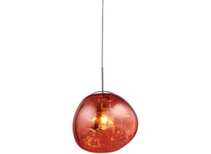 8434826100606 - Lumineca - Hängelampe Thelio 28x166 cm Rot 4 w