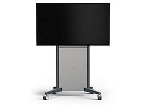 4260372451367 - Monitorständer SMS Presence mobil elektrisch höhenverstellbar für 1 Display ab 46 & bis 150 kg VESA Verriegelung Kabelmanagement anthrazit