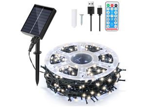 9311835580478 - Vingo - Solar Lichterkette Lichtschlauch led Lichterkette led Lichtervorhang Party Garten Innen Außen Deko Weihnachtsbeleuchtung 100M 1000LEDs