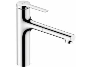 4059625464724 - Zesis M33 Einhebel-Küchenmischer 160 Ausziehbrause 2 Strahlarten 74822 Farbe Chrom - 74822000 - Hansgrohe