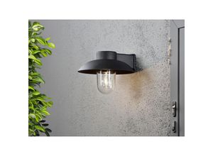 4262442798532 - Meinewunschleuchte - led Außenwandleuchte aus Aluminium Schwarz & Klarglas Höhe 21cm 4262442798532 - Meinewunschleuchte - led Außenwandleuchte aus Aluminium Schwarz & Klarglas Höhe 21cm