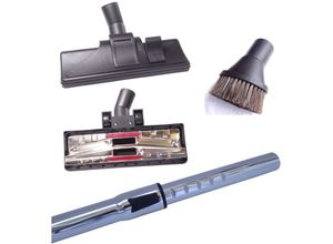 4056173358819 - Hossis Wholesale - Staubsaugerzubehör-Set bestehend aus Staubsaugerrohr Bodendüse und Saugpinsel kompatibel für Privileg vc-ht 4508 ES-12 (mkf) 4056173358819 - Hossis Wholesale - Staubsaugerzubehör-Set bestehend aus Staubsaugerrohr Bodendüse und Saugpinsel kompatibel für Privileg vc-ht 4508 ES-12 (mkf)