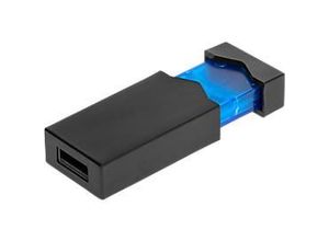 4250510930243 - USB-Stick Clickmie schwarz-blau mit Sprungfedertechnik USB 20 Schnittstelle 16 GB