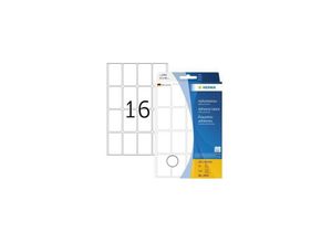 4008705024501 - - Universaletikett 25 x 40 mm (b x h) nicht wieder ablösbar Papier weiß 512 Etik Pack