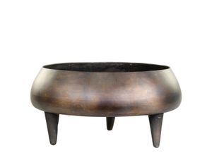 5712750348558 - Chic Antique Kerzenhalter Aufsatz auf Fuß H12 Ø26 cm antique messing 5712750348558 - Chic Antique Kerzenhalter Aufsatz auf Fuß H12 Ø26 cm antique messing