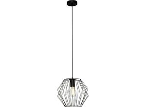 4004353289859 - BRILLIANT Lampe Noris Pendelleuchte 28cm schwarz 1x A60 E27 60W gf Normallampen n ent Für LED-Leuchtmittel geeignet Dimmbar bei Verwendung geeigneter Leuchtmittel