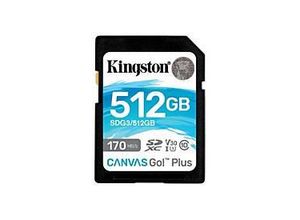 0740617301571 - KINGSTON Speicherkarte Canvas Go Plus SD 512GB Speicherkarten Gr 512 GB schwarz