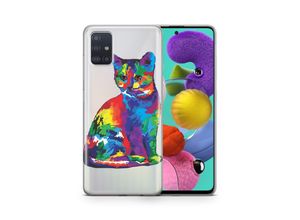 4066914128496 - Schutz Handy Hülle für ZTE Blade A71 Case Cover Tasche Bumper Etuis TPU Motiv