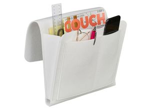 4052025898410 - Betttasche zum Einhängen 5 Fächer Aufbewahrung Bett & Sofa Filz Bettorganizer hbt 26 x 28 x 5 cm weiß - Relaxdays 4052025898410 - Betttasche zum Einhängen 5 Fächer Aufbewahrung Bett & Sofa Filz Bettorganizer hbt 26 x 28 x 5 cm weiß - Relaxdays