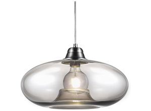4059157085978 - Etc-shop - Decken Hänge Lampe oval Wohn Zimmer Glas Pendel Leuchte rauchfarben im Set inkl led Leuchtmittel 4059157085978 - Etc-shop - Decken Hänge Lampe oval Wohn Zimmer Glas Pendel Leuchte rauchfarben im Set inkl led Leuchtmittel