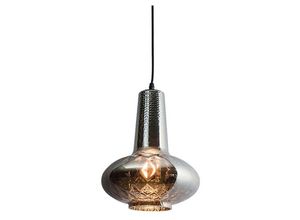 5213006846137 - Larissa Lighting - Lamia Dome Deckenpendel 1 Licht Glas Chrom