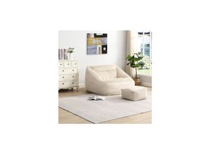 4058166265852 - HOME DELUXE Sitzsack Sessel COZY -versch Ausführungen - Beige 4058166265852 - HOME DELUXE Sitzsack Sessel COZY -versch Ausführungen - Beige