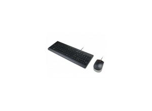 0190725477161 - Essential Wired Combo - Tastatur-und-Maus-Set - USB - Deutsch - für K14 Gen 1  ThinkCentre M70q Gen 3  M70s Gen 3  M70t Gen 3  M90q Gen 2  ThinkPad E14 Gen 3