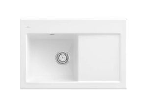 4022693911902 - Villeroy&boch - Villeroy&Boch Spülbecken Küchenspüle Subway 45 Weiß Alpin 780x510mm Unterschrankbreite 45cm