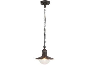 5998250387178 - 8717 Außenleuchte Pendelleuchte Oslo aus Metall Kunststoff schwarz Ø24cm H76cm IP44 - Rabalux