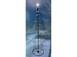 4260656771013 - - led Metall Weihnachtsbaum 180 cm Außen 8 Funktionen-MLK059W-8