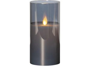 7391482041685 - Star Trading - Kerze M-Twinkle Stumpenkerze Schwarz Rauchglas led Timer Warmweiß Flackernd 15 cm 7391482041685 - Star Trading - Kerze M-Twinkle Stumpenkerze Schwarz Rauchglas led Timer Warmweiß Flackernd 15 cm