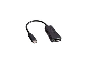 0662919089004 - UCDP-BLK-1E USB-C(m) auf Displayport(h) Adapter schwarz - V7