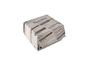 4002911494851 - Burgerboxen Newsprint mit Klappdeckel L 125 x B 125 x H 70 mm FSC®-Frischfaserkarton grau-schwarz 50 Stück 4002911494851 - Burgerboxen Newsprint mit Klappdeckel L 125 x B 125 x H 70 mm FSC®-Frischfaserkarton grau-schwarz 50 Stück