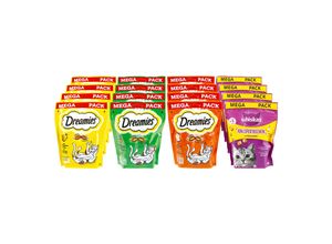 4008429165184 - Whiskas   Dreamies Katzensnack Mega Pack 180 g verschiedene Sorten 16er Pack