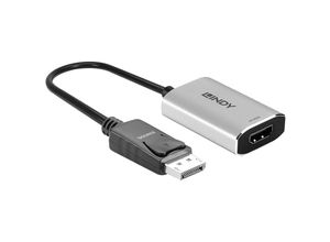 4002888410946 - - Adapterkabel - USB-C (nur Spannung) DisplayPort zu HDMI weiblich - 11 cm - Grau - USB-Strom aktiver Signalwandler unterstützt 8K 60 Hz (7680 x 4320) unterstützt 4K 120 Hz (3840 x 2160) 4002888410946 - - Adapterkabel - USB-C (nur Spannung) DisplayPort zu HDMI weiblich - 11 cm - Grau - USB-Strom aktiver Signalwandler unterstützt 8K 60 Hz (7680 x 4320) unterstützt 4K 120 Hz (3840 x 2160)