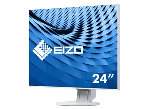 4995047049739 - FlexScan EV2456-WT - LED-Monitor - 611 cm (241) - 1920 x 1200 - IPS - 350 cd m² - 10001 - 5 ms - HDMI DVI-D VGA DisplayPort - Lautsprecher - weiß (EV2456-WT)