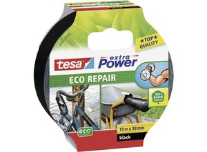 4042448209511 - tesa ECO REPAIR 56431-00000-00 Gewebeklebeband tesa® extra Power Schwarz (L x B) 10 m x 38 mm 1 St