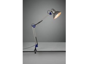 4017807051407 - Leuchten - Gelenkleuchte Klemmlampe E27 Höhe max 90cm verstellbar aluminiumfarben