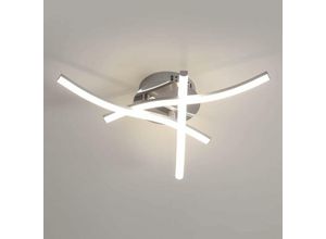 0788341954311 - Goeco - led Deckenleuchte 3 Flammig Lampen Wellenförmige Deckenlampe 4000K Neutralweiß 18W 1600 lm Moderne lampe für Schlafzimmer Wohnzimmer