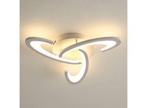 0723496609273 - Led Deckenleuchte 36W 3240lm Plafon led Decke Clover Design Deckenleuchte für Küche Wohnzimmer Schlafzimmer Korridor wei?es Acryl warmes Licht