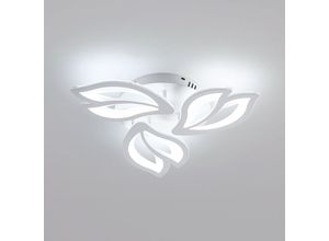 0725889892040 - Goeco - led Deckenlampe 40W Deckenlampe Moderne LED-Kronleuchter 4500LM Kaltweiß 6500K für Wohnzimmer Schlafzimmer und Flure (3 heads)