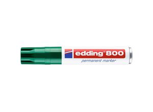 4004764053957 - edding 800 Permanentmarker Extra Breit Keilspitze 4 - 12 mm Grün Nachfüllbar Wasserbeständig