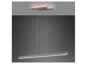 4017807469844 - Leuchten - Schmale led Balkenpendelleuchte belfast Silber 3 Stufen dimmbar - 115cm